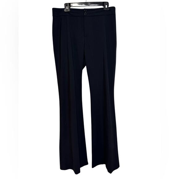Womyn Back Slit Black Pant Midrise Women's Size 10‎ - Picture 2 of 6